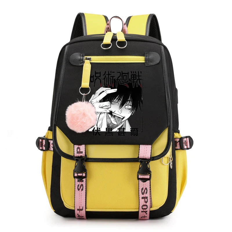 Новый аниме Fushiguro Toji рюкзак для девочек школьная сумка женщин мужчин