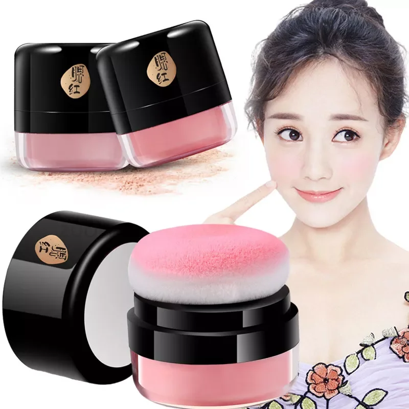 

1 Box Soft Face Blusher Powder Cheek Rouge Nourishing Nude Makeup Oil Control Brightening Complexion Repair Makeup Cosmetics