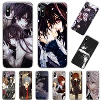 vampire knight anime manga phone case transparent soft for iphone 12 11 13 7 8 6 s plus x xs xr pro max mini