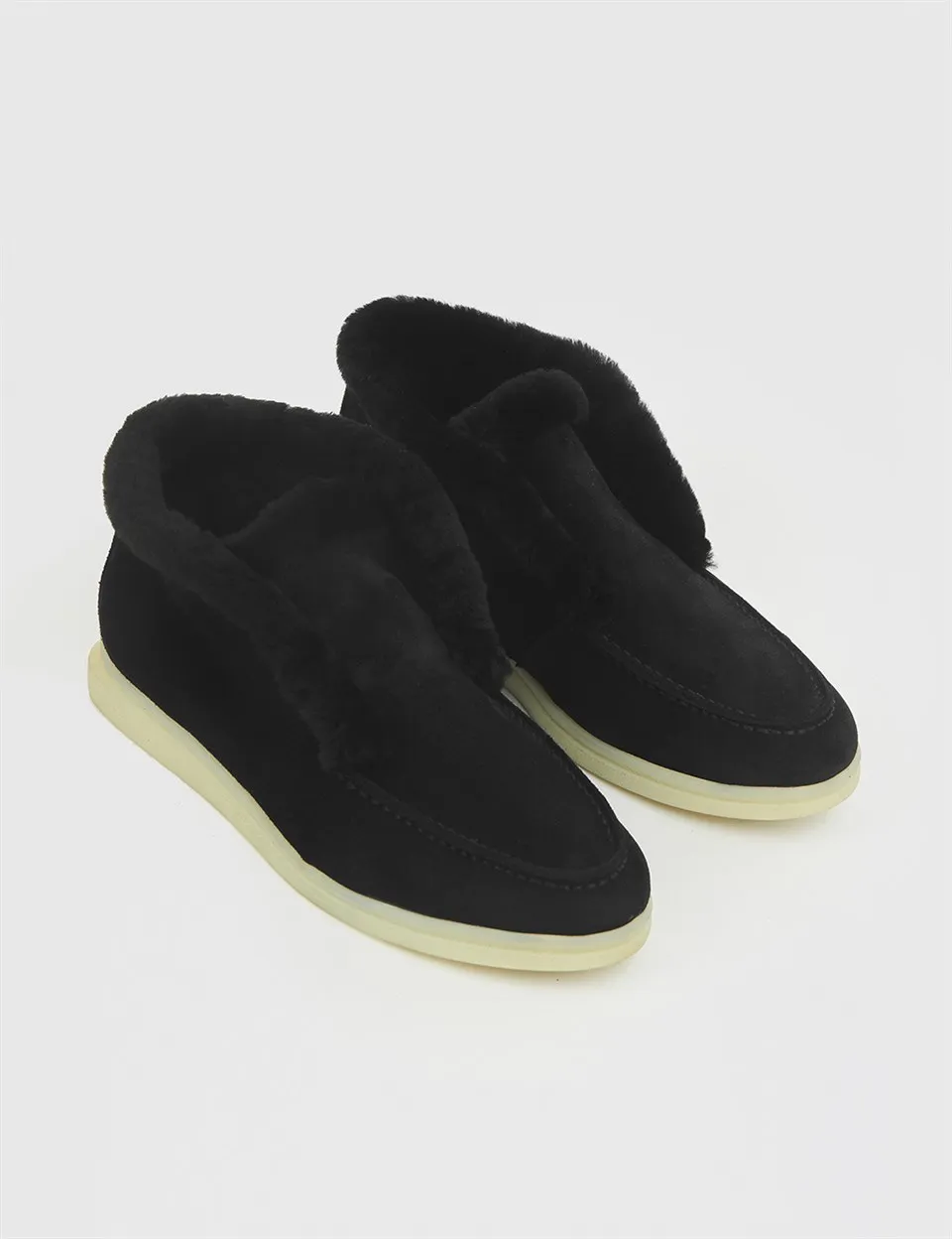 ILVi-Genuine Leather Handmade Maracay Black Suede Women's Boot Women Shoes 2021 Fall/Winter