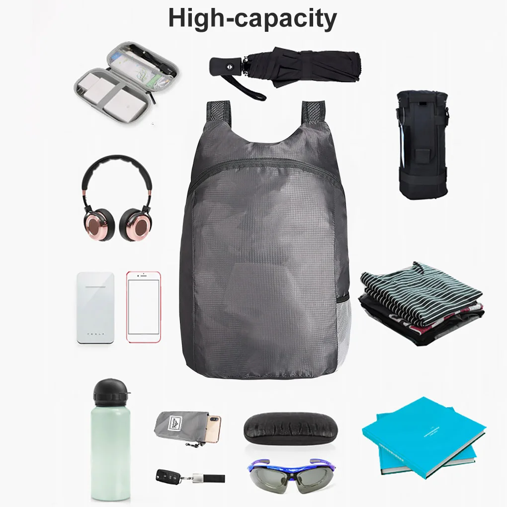 

20L Lightweight Packable Backpack Foldable ultralight Outdoor Folding Backpack Travel Daypack Bag Sports Daypack for Men Women