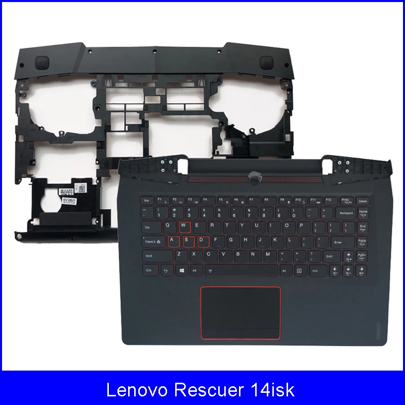 

Новая крышка для ноутбука Lenovo Rescue er серии 14isk, Упор для рук, верхний корпус, нижний корпус C D, черный корпус