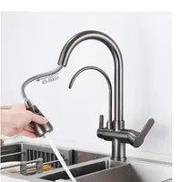 Flexible Rose Gold The Goods For Kitchen Faucets Black Appliances Sink Accessories Tap Drinking Water Purification Faucet Taps