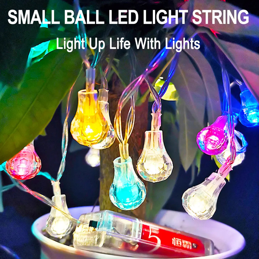 

3M LED Small Bulb Light String Photo Clip Light String Fairy Tale Garland Christmas Valentine's Day Room Home Holiday Decoration