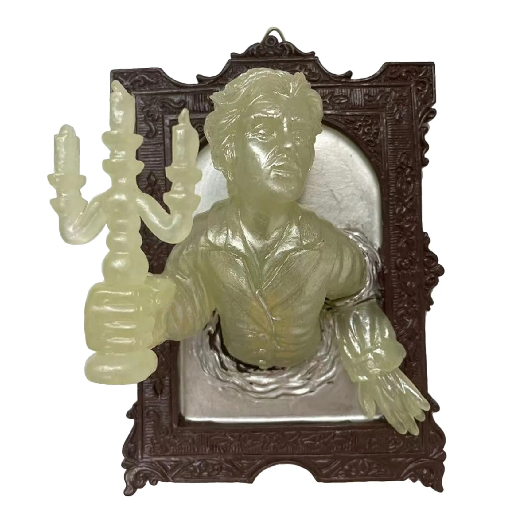

Halloween Horror Decorations Ghost in the Mirror Wall Decor Luminous Ornaments Halloween Prop Horror Figurines B