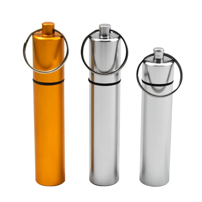 NEW Titanium Outdoor Edc Portable Multifunctional Toothpick Fruit Fork Camping Tool Tube Stronger Than Dental Floss |