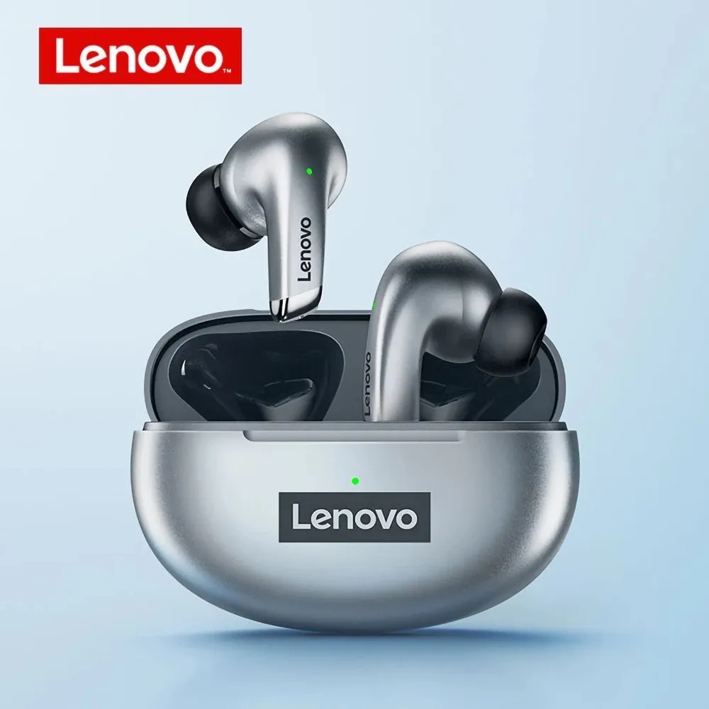 

Беспроводные наушники Lenovo Text LP5 с низкой задержкой, сопряжение текста, шумоподавление, водостойкий текст
