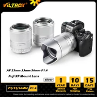 viltrox 23mm 33mm 56mm f1 4 x fuji lesn auto focus large aperture aps c lens for fujifilm lens fuji xf mount x20 t30 camera lens