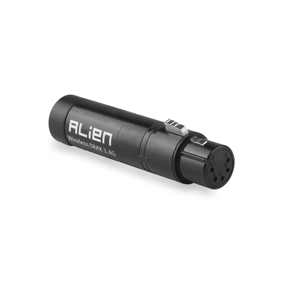 

Беспроводной контроллер ALIEN 5 Pin DIN 2,4G ISM DMX 512 DFI, приемник XLR-передатчик для дискотеки, диджея, сценического PAR движущегося лазерного светильник