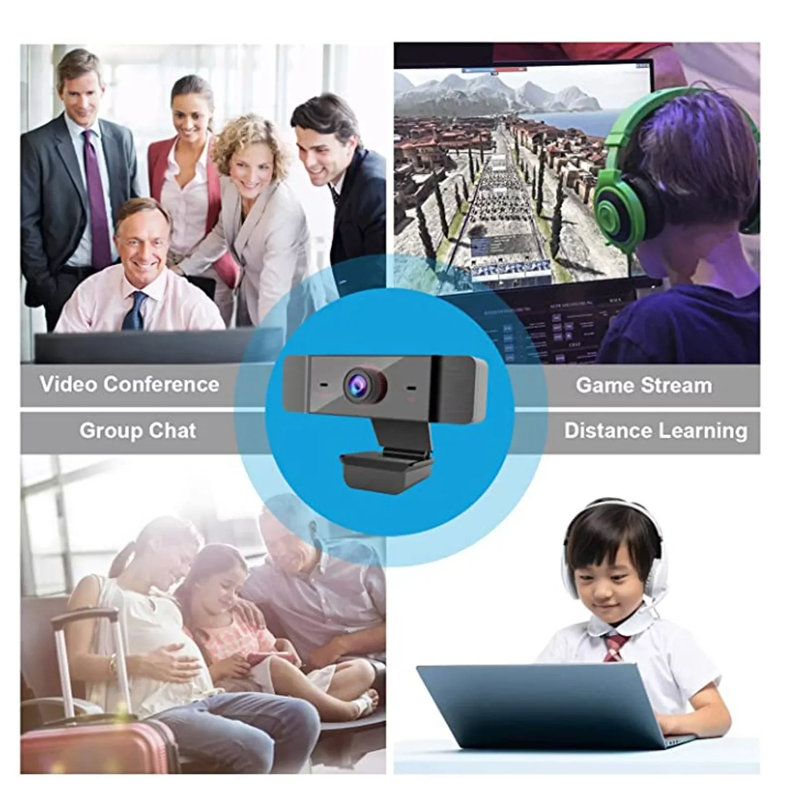 

Webcam Desktop Stand USB Camera Computer With Built-in Live Microphone Teaching Network Webcam Monitors with Camera