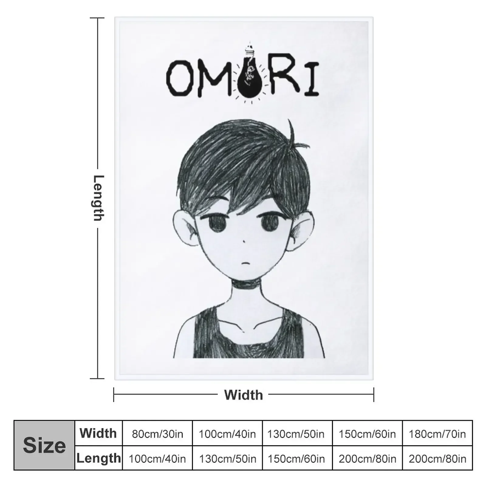 Одеяло omori merch Мягкие одеяла и пледы Одеяла