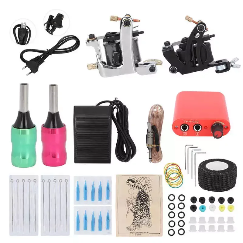 Tattoo Machine Kit Convenient Shader Tattoo Machine Professional Powerful for Tattoo Shop