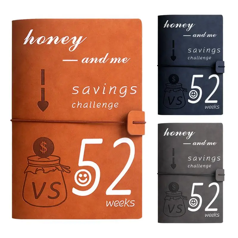 

Money Saving Challenge, 2024 52 Weeks Money Saving Challenge Binder Easy Budget Planner 364 Day Envelope Challenge Kit for Cash