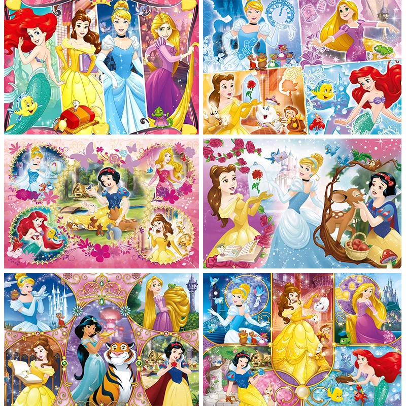 Фон для фотосъемки с изображением Принцессы Диснея и Рапунцель