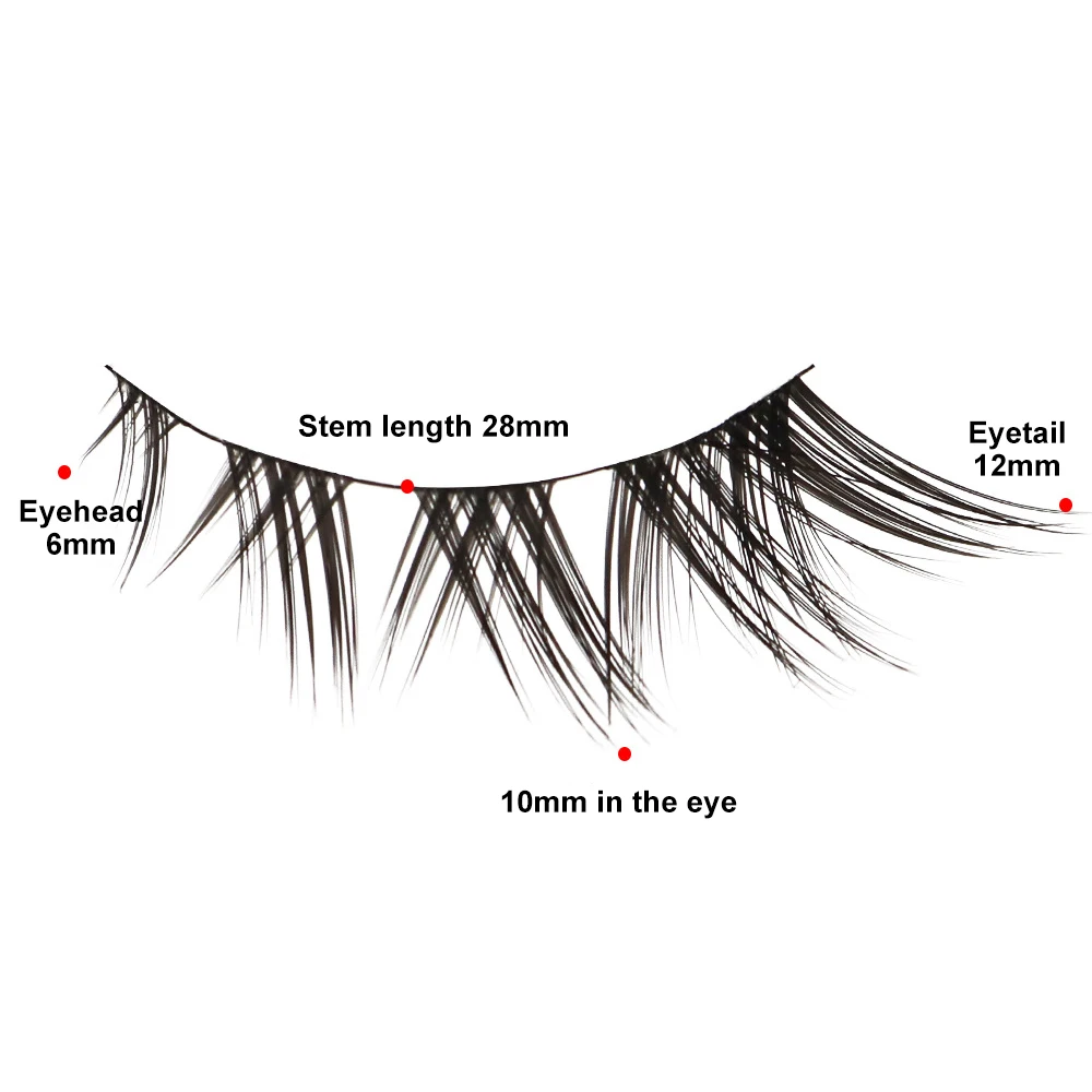 

Eye Oblique Flying Eyelashes High-grade Fiber Grafted Eyelashes Valentine's Day Gift