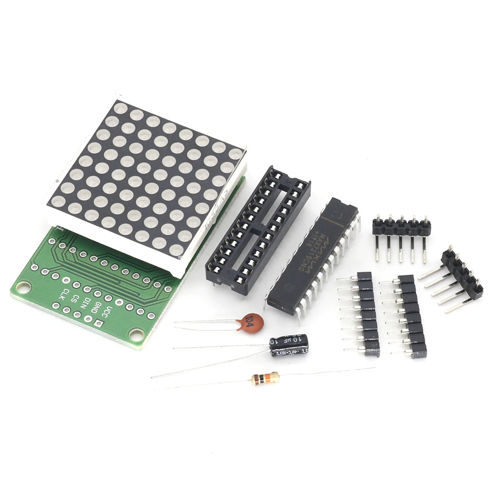 Модуль точечной матрицы MAX7219 модуль управления микроконтролем комплект сделай