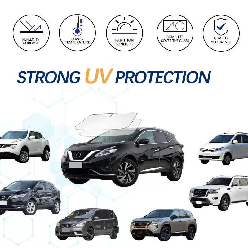 Солнцезащитный козырек для Nissan Qashqai X-trail Epic Era складные блоки УФ-лучи