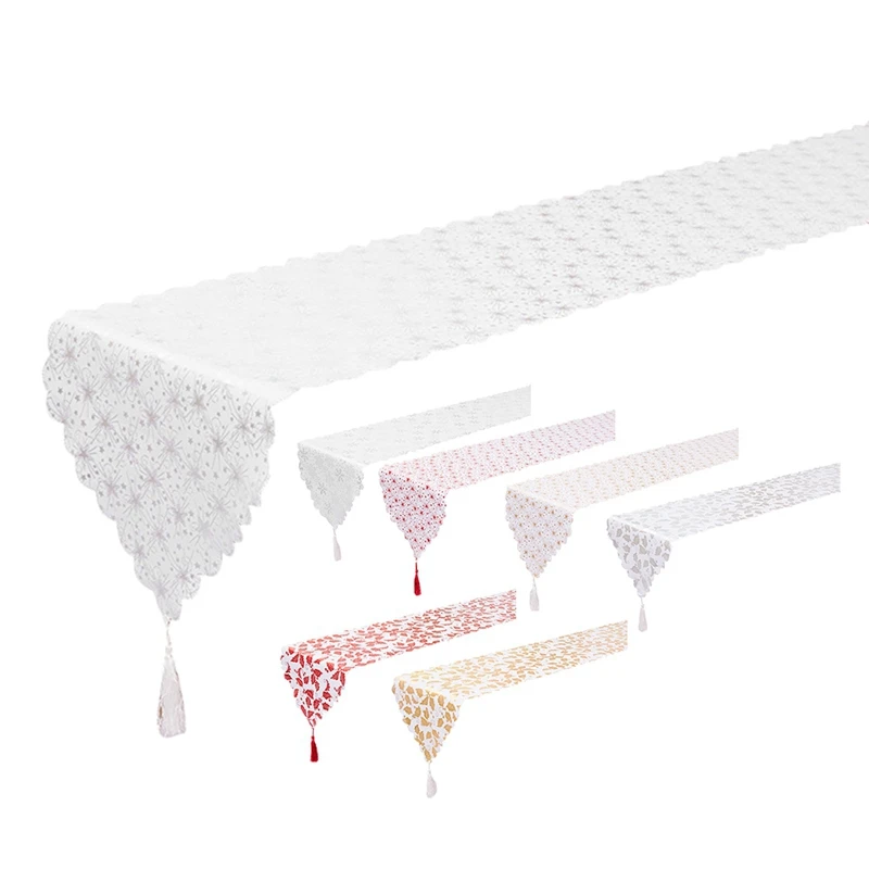 

Бронзовая Рождественская настольная дорожка-звезда, искусственные листья, подложка с кисточкой для рождественских украшений для стола