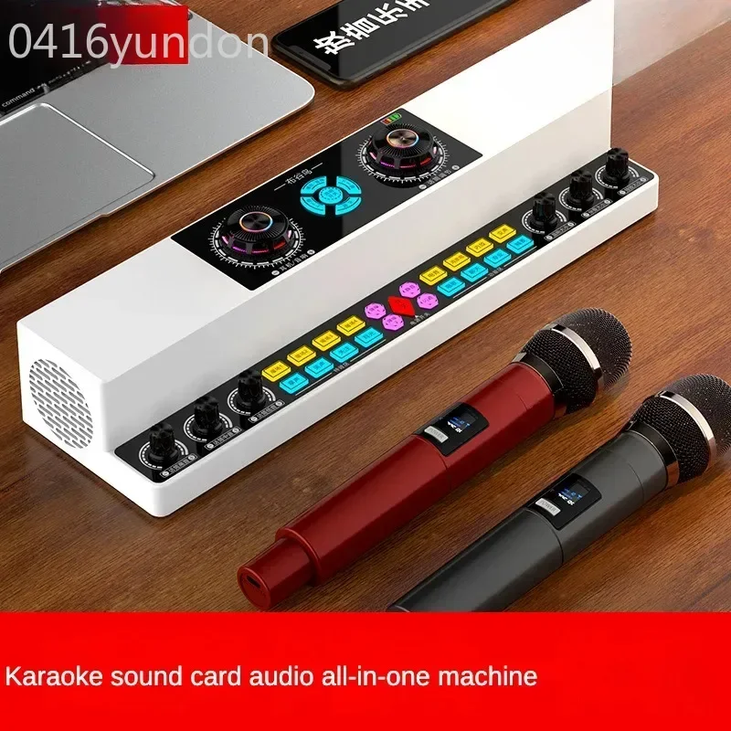 Английская версия Y6 звуковая карта для пения в прямом эфире аудио все одном