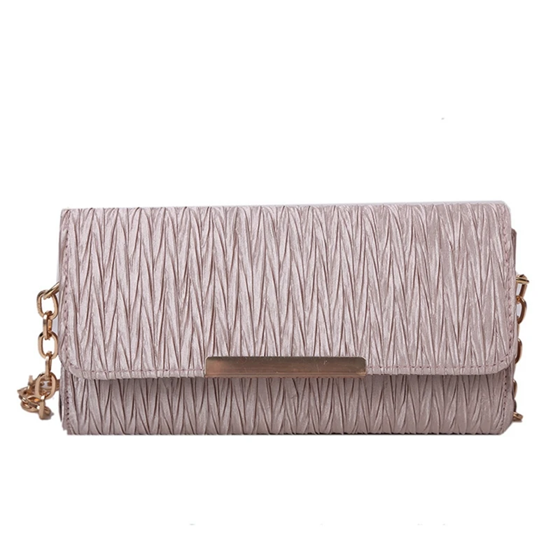 

Popular Texture Pleated Underarm Bag Korean Version Trend All-Match Chain Shoulder Bag