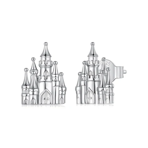 Серьги-гвоздики WOSTU из серебра 925