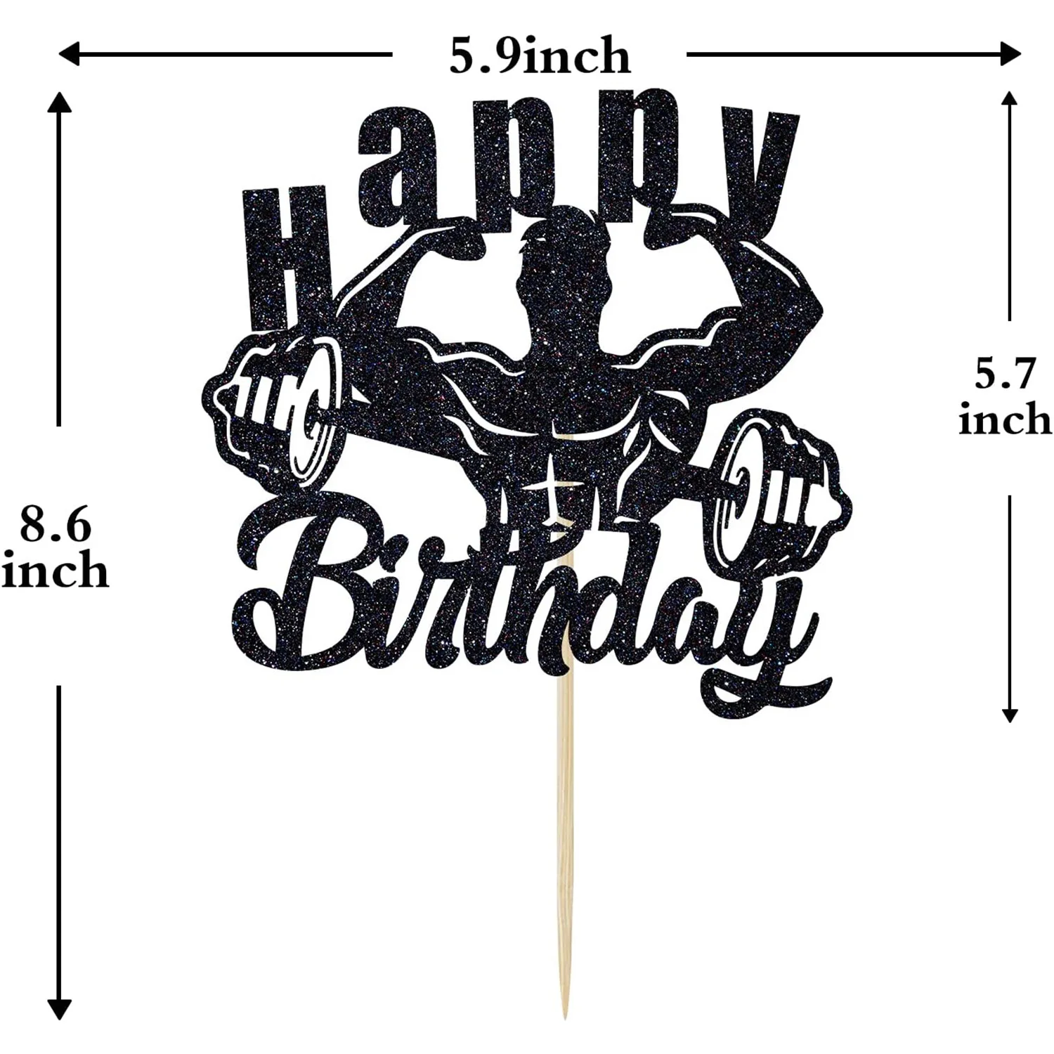 

Картонный топпер для торта Muscular Man jeyomerry