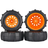 110 rc short truck model car universal tires water floating off road vehicle snowbeachsand tires 4pcsset rc car tyres