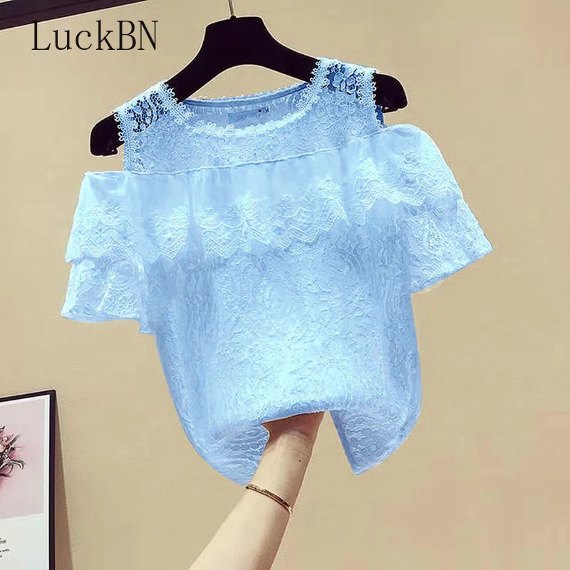 Женские рубашки весна-лето 2022 стильные кружевные блузки женская рубашка с