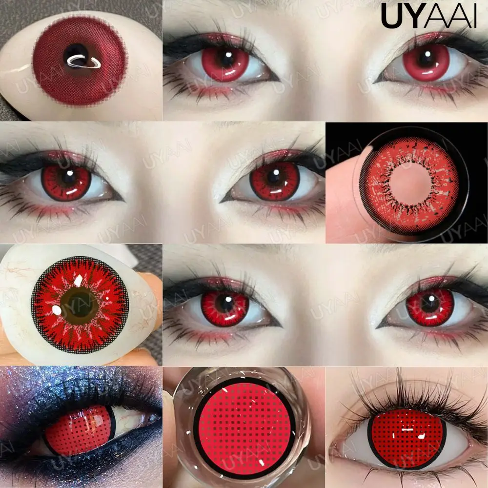 COLORCON Red Party 1 пара модные контактные линзы для макияжа и красоты мягкие ежегодные