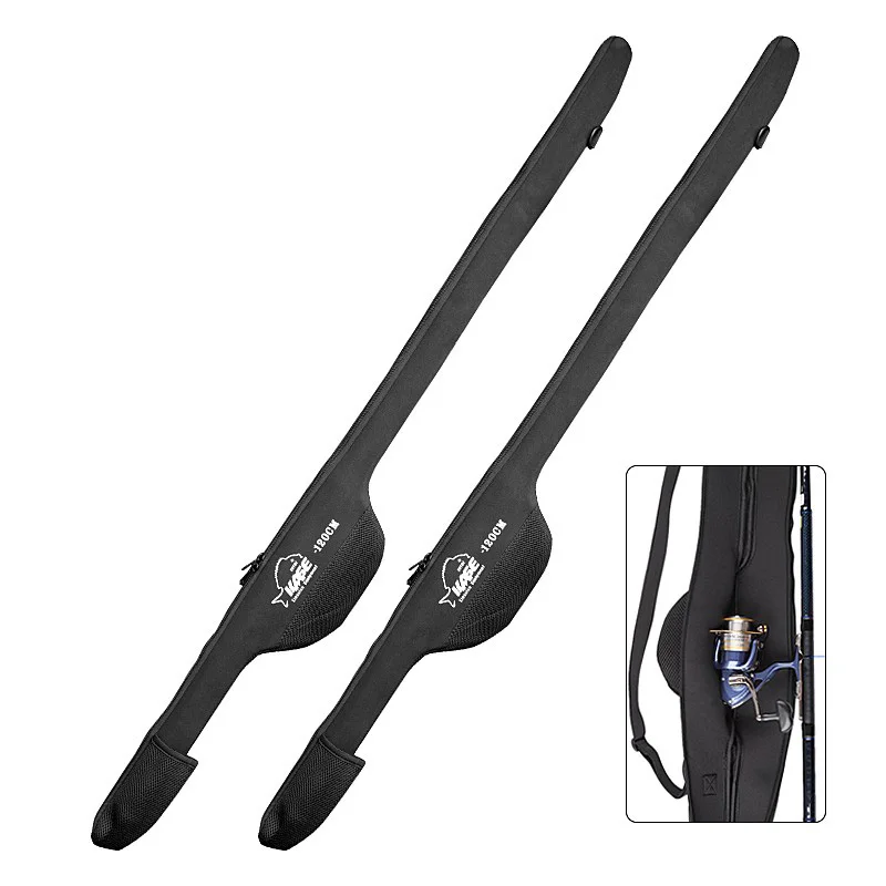 115/120/125/130/135/140cm Fishing Rod Cover Telescopic Spinning Rod Case Fishing Bag Reel Coil Storage Carrier Nylon Case B572