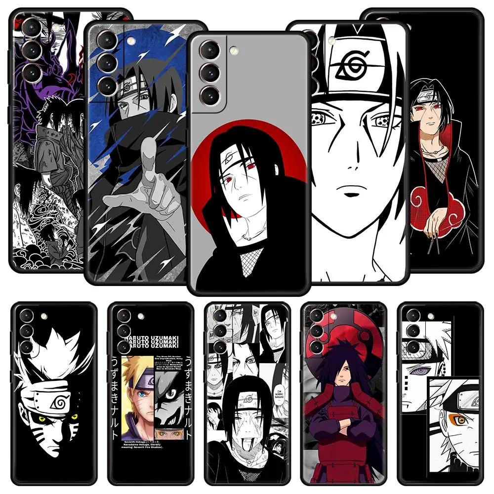 

Чехол для телефона из аниме «Наруто Учиха Итачи» для Samsung Galaxy S22 S20 FE S10 Plus S21 Ultra 5G S10E S9 S8 Note 10 Lite 20, мягкий чехол