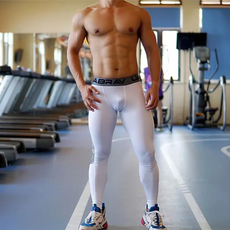 

Running Tights Men's Fitness Workout Leggings Gym Jogging Active Pants