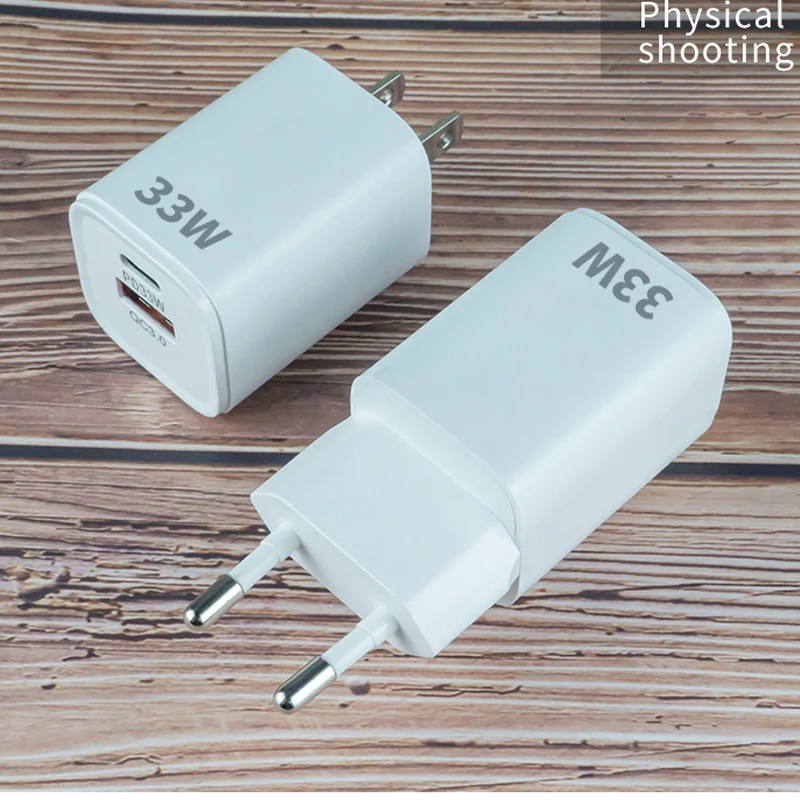 

Зарядное устройство 33 Вт Gan USB C для iPhone 13 pro Max 12 11 pro Max X MacBook Air iPad Samsung Galaxy Xiaomi Универсальный адаптер питания
