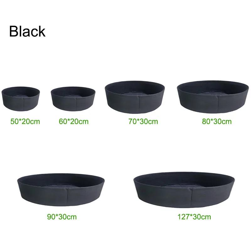 

Big 50-127cm Vegetable Planter Grow Bags Pot for Plants Home Garden Tools Strawberry Fabric Jardin Growing Planter