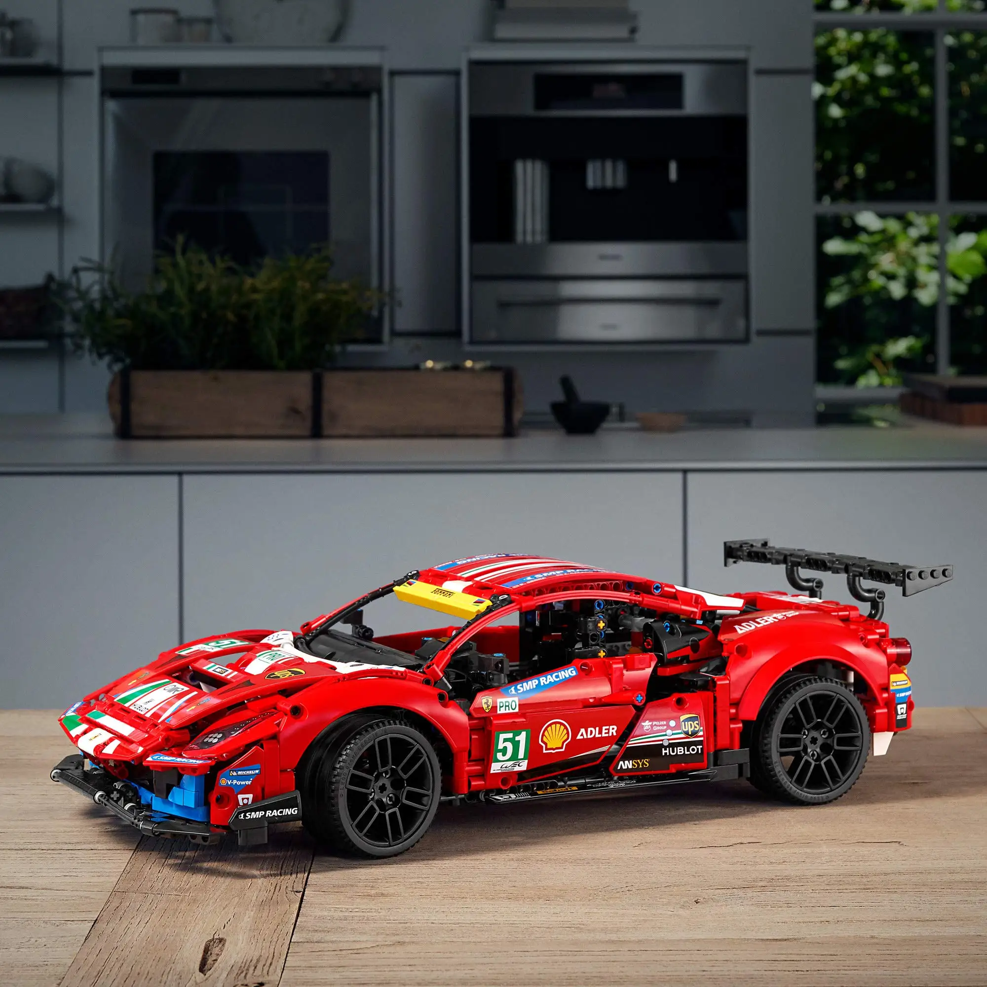 Конструктор LEGO &amp Technic Ferrari 488 GTE AF Racing #51 42125 г. сделайте верную версию известного