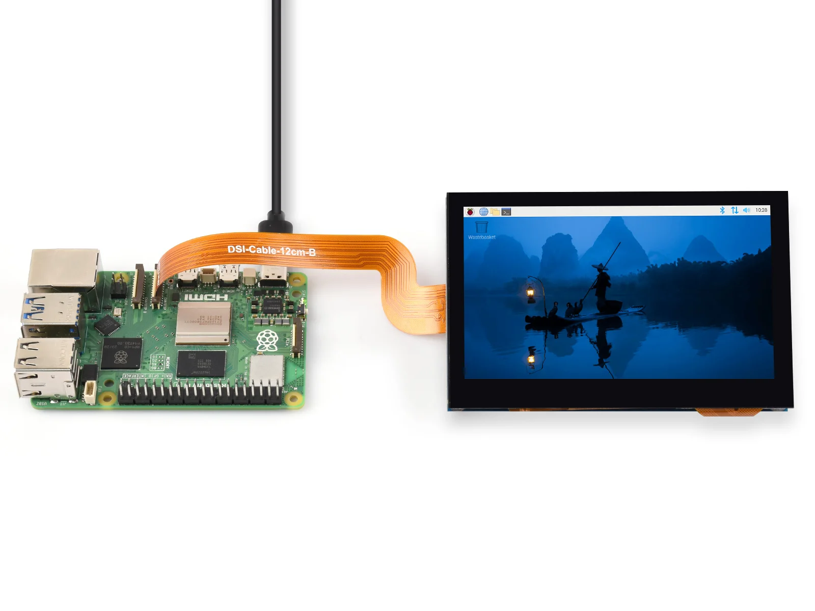 Гибкий кабель Waveshare DSI 12 см FPC, опции от 22 до 15 контактов  двойной разъем 22 контакта (art.: 3920d3a4ada33) - 3920d3a4ada33