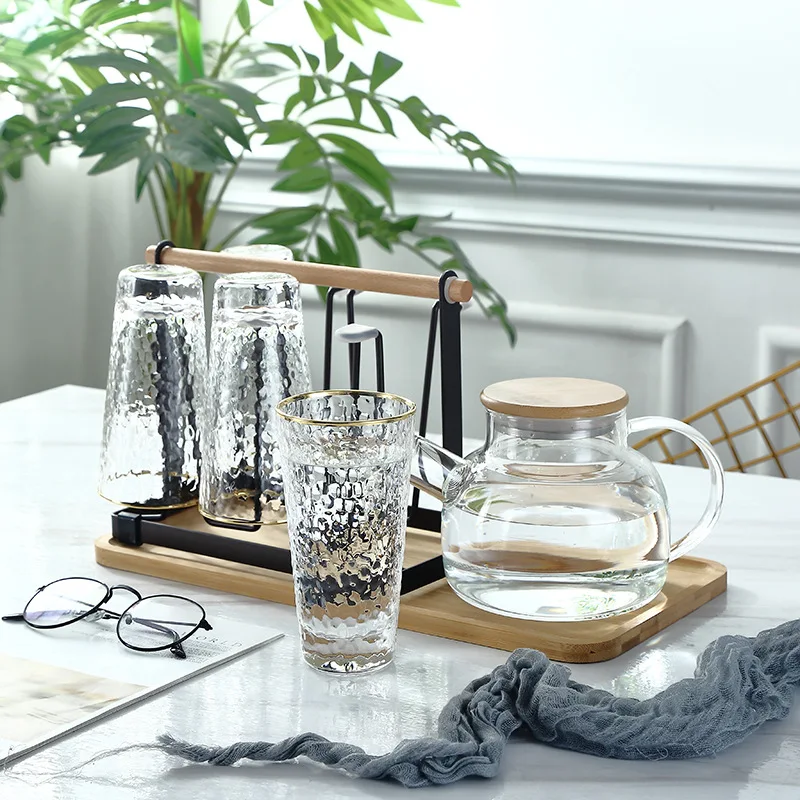 

Cup Storage Rack Wrought Iron Cup Holder Household Drain Cup Shelf Hanging Shelf Drainer Shelves Kitchen Living Room Accessories