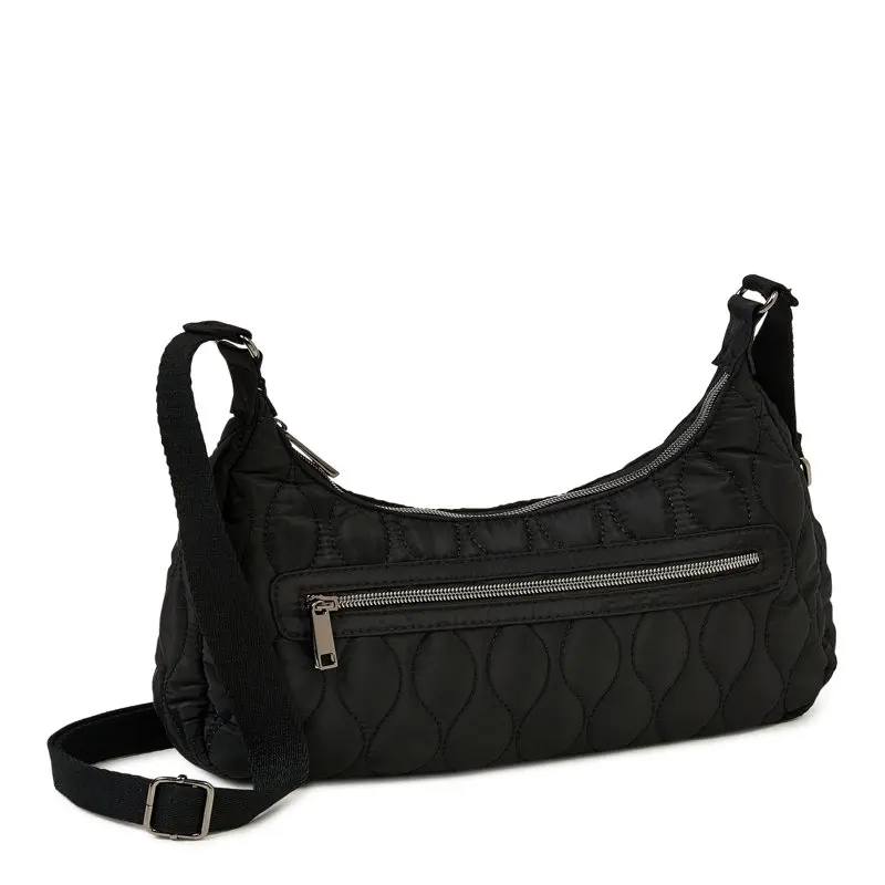 Women's Tina Mini Nylon Crossbody Black