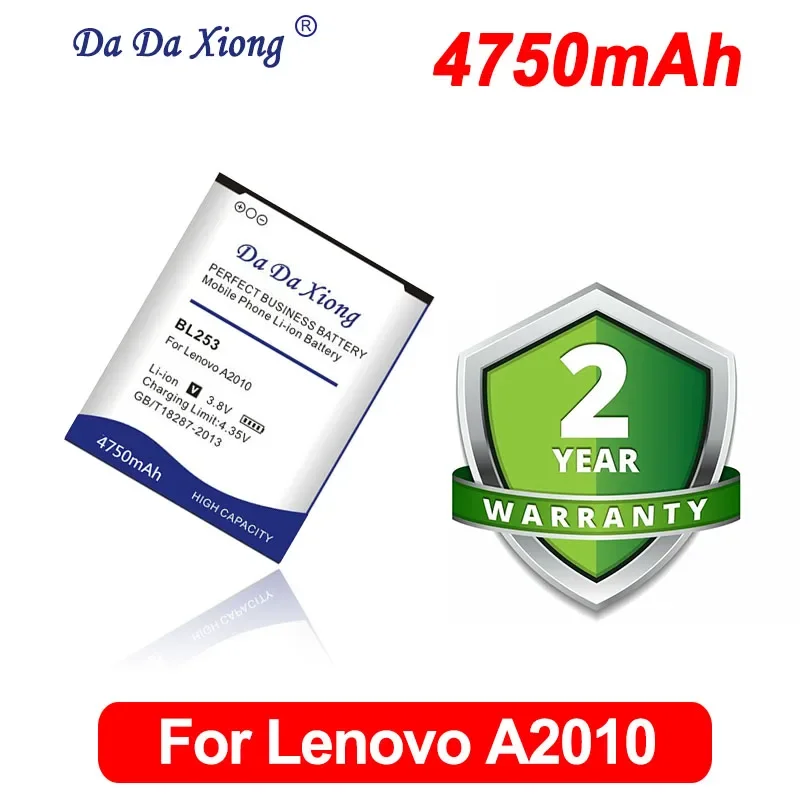 4750 мАч BL 253 BL253 для Lenovo A2010 A1000 A1000m A2580 A2860 аккумулятор мобильного телефона в наличии