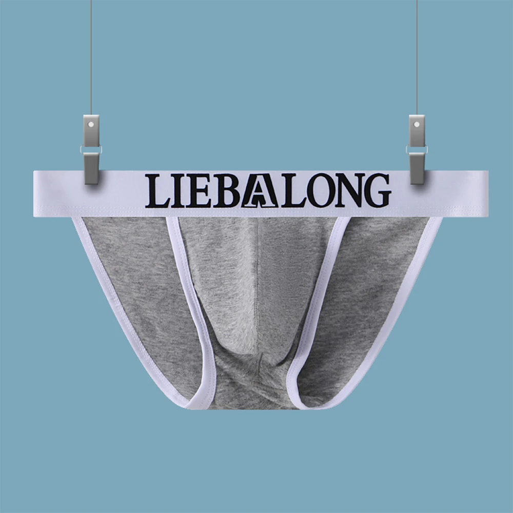 

Hot Men Cotton Breathable G-String Gays Underwear Briefs Low Rise Breathable Underpants Tanga Lingerie Thong Cuecas Masculinas