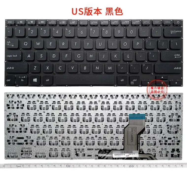 Черная клавиатура для Asus VivoBook X406U S406U S406 V406U Y406U X420 X420F A420 A420F