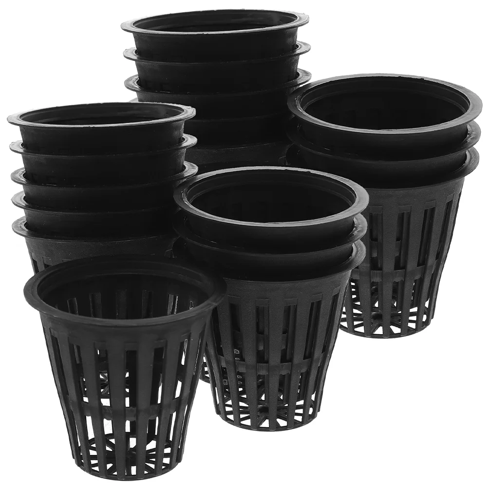 

Planting Basket Fixed Baskets Germination Net Cups Hydroponic Nursery Pots Garden Plastic Plants