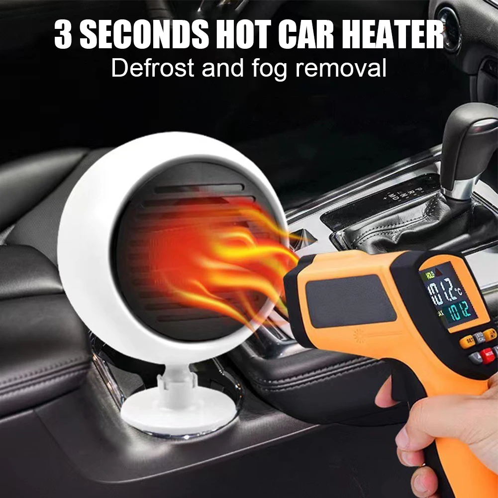 

12V/24V Universal Car Heater Dashboard Car Heating Fan 120 W Windshield Defrogging Defrosting Electric Heater Fan Demister