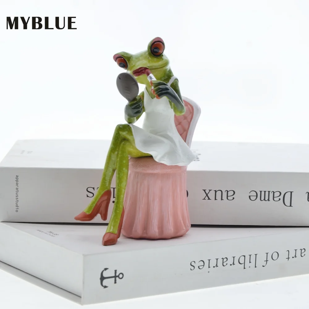 Новые предметы домашнего декора, искусственная фигурка лягушки, скульптуры и фигурки для украшения комнаты (art.: 3920ce8a692da) - 3920ce8a692da