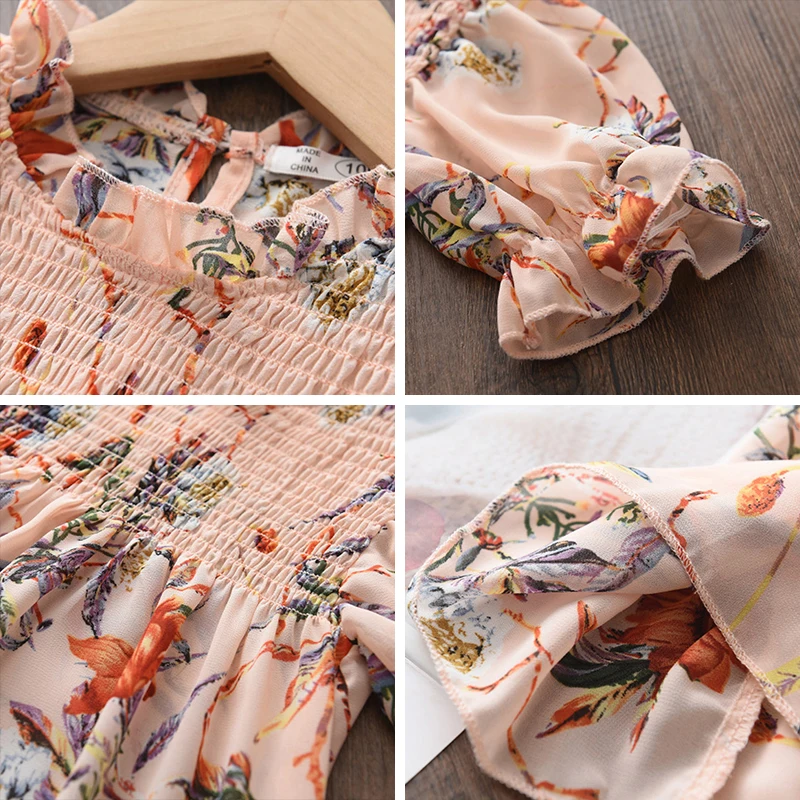 Платье для девочек Bear Leader шифоновое летнее принцесс | Детская одежда и обувь