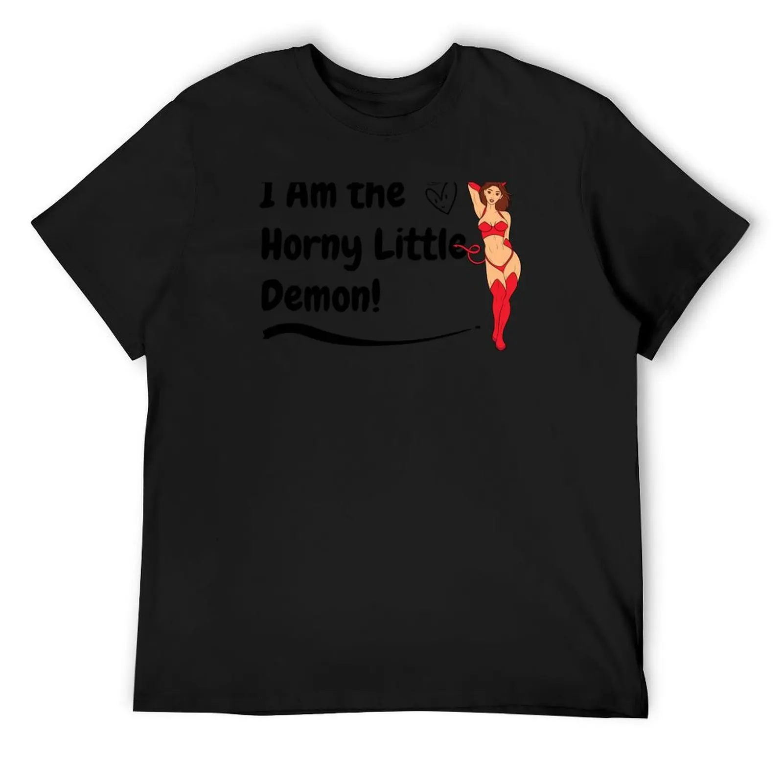 Образ жизни Swinger I Am The Horny Little Demon! Great Hotwife Vixen Desing Футболка дизайнерские рубашки