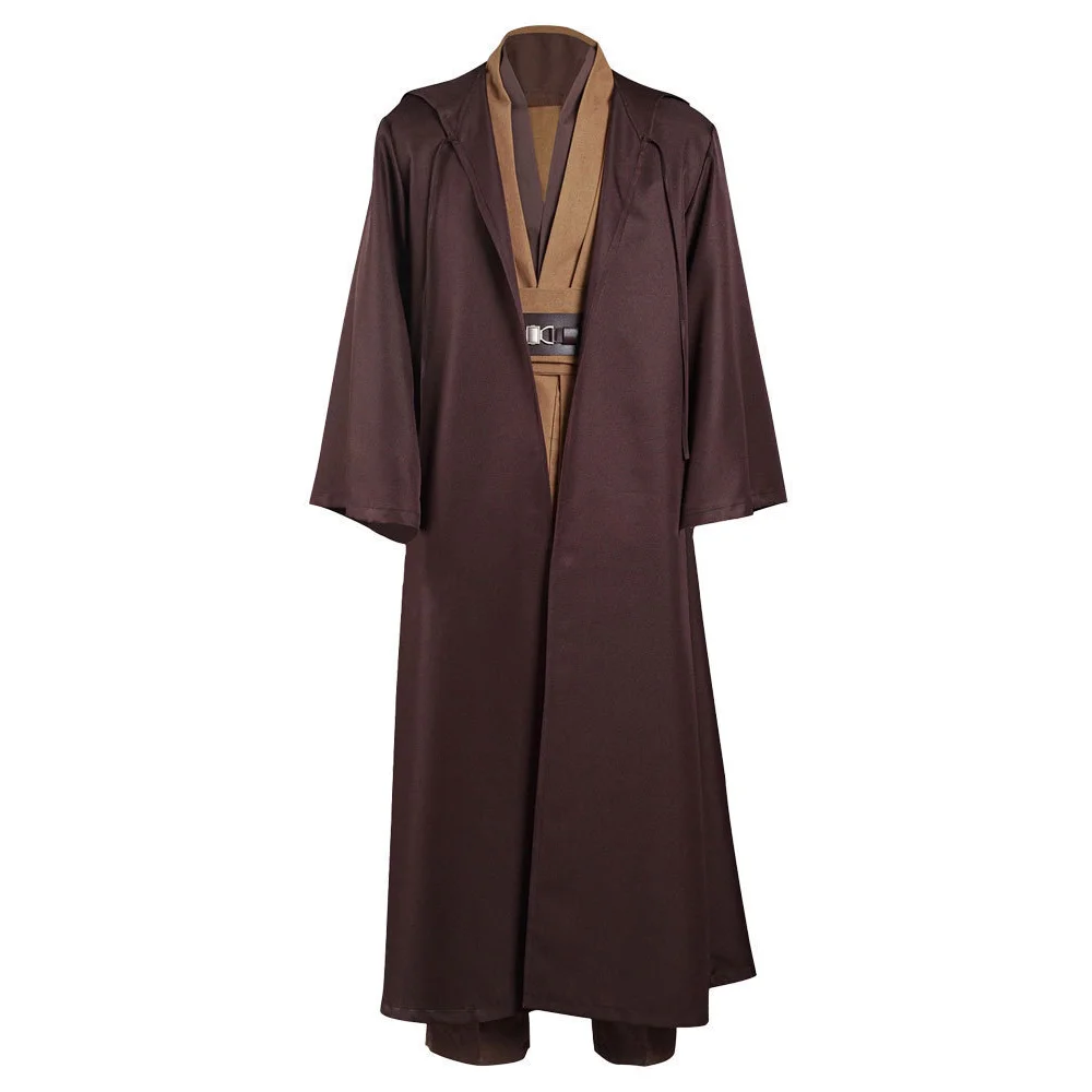 Костюм для косплея джедая Оби-Вана Кеноби унисекс пальто униформа фриара халат