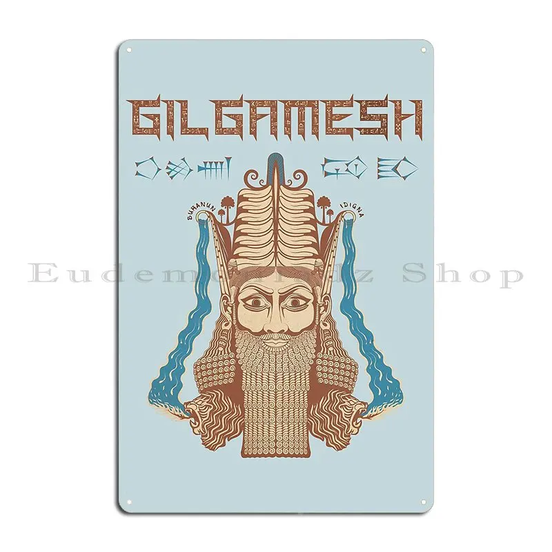 Металлическая вывеска Gilgamesh Tigris Euphrates