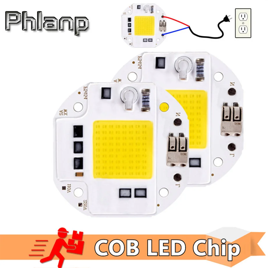 

Phlanp сварочный 100 Вт 70 Вт 50 Вт COB светодиодный чип для прожектора точесветильник освещения 220 в 110 В встросветильник пы белого и теплого света ...