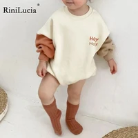 rinilucia 2022 autumn newborn infant romper cotton long sleeve baby boys girls romper clothes onepiece fashion baby clothing